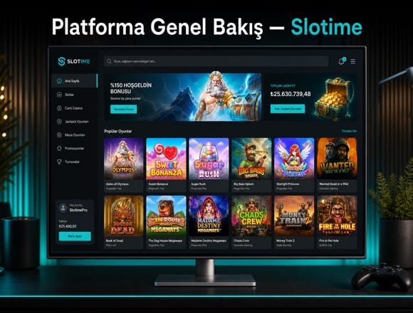 Slotime oyun platformu arayüzü ve kullanıcı deneyimi